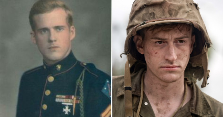 Military portrait of Eugene Sledge + Joseph Mazzello as Eugene Sledge in 'The Pacific'