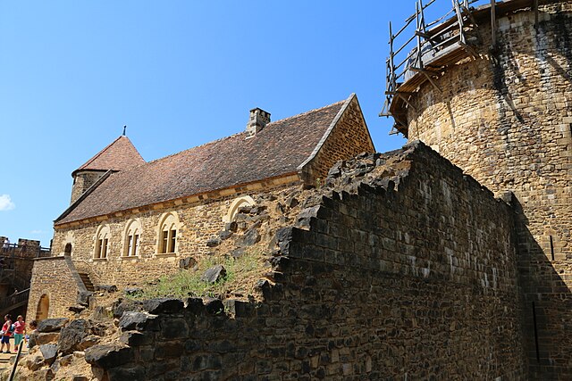 Rear exterior of Guédelon Castle
