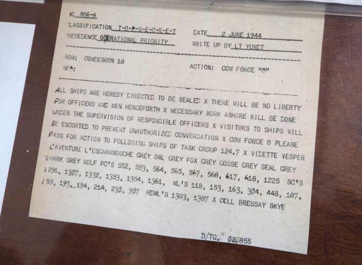 Piece of paper with text typed on it