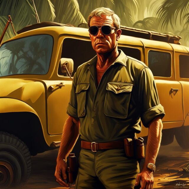 AI image of Steve McQueen as Col. Walter Kurtz in 'Apocalypse Now'