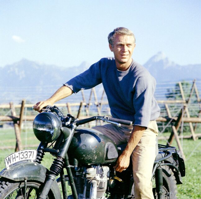 Steve McQueen as Capt. Virgil "The Cooler King" Hilts in 'The Great Escape'