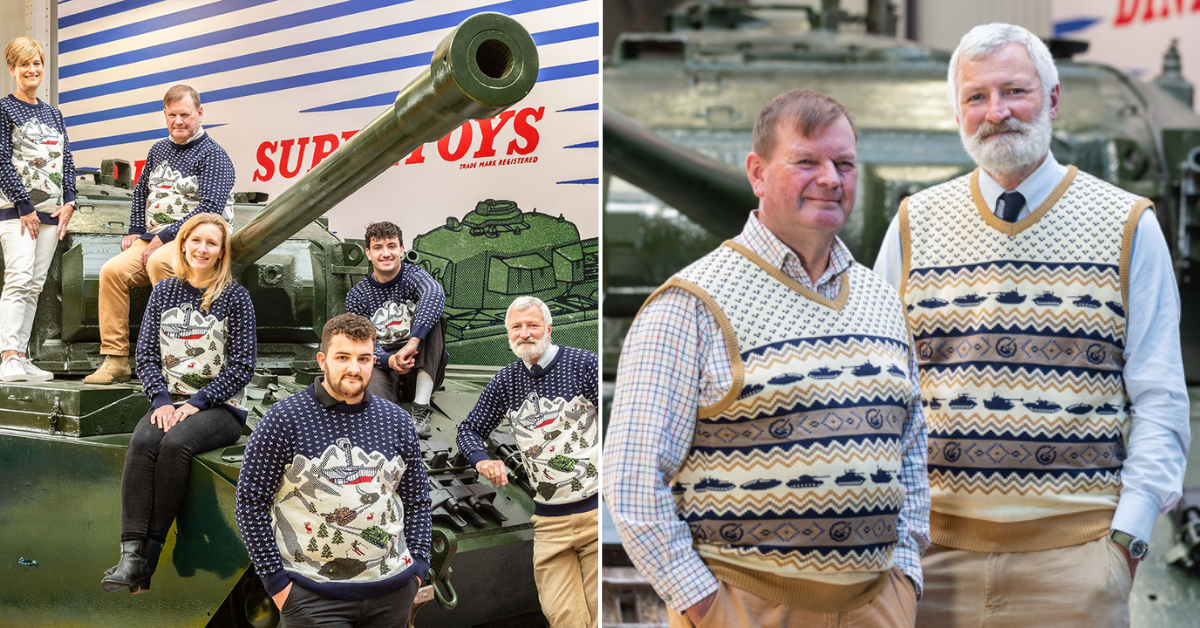 Tank christmas jumper hotsell