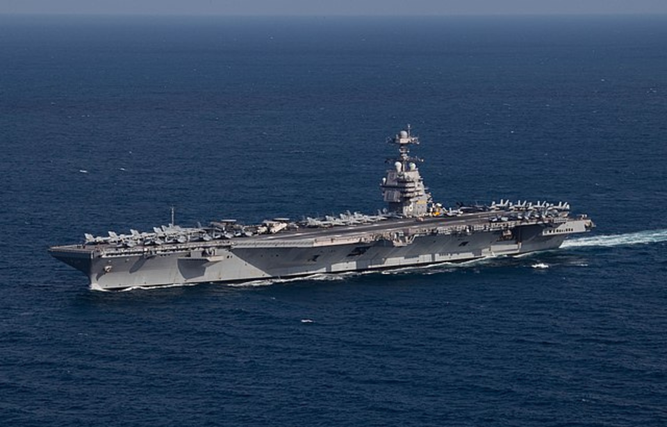 USS Gerald R Ford (CVN-78) at sea