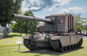 FV4005 on display outside