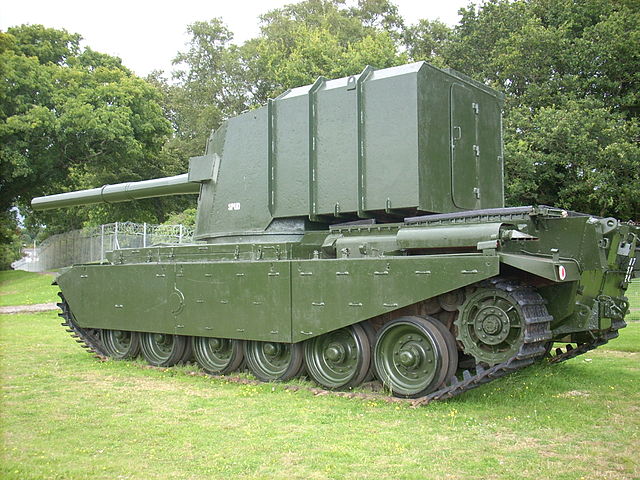 FV4005 on display outside