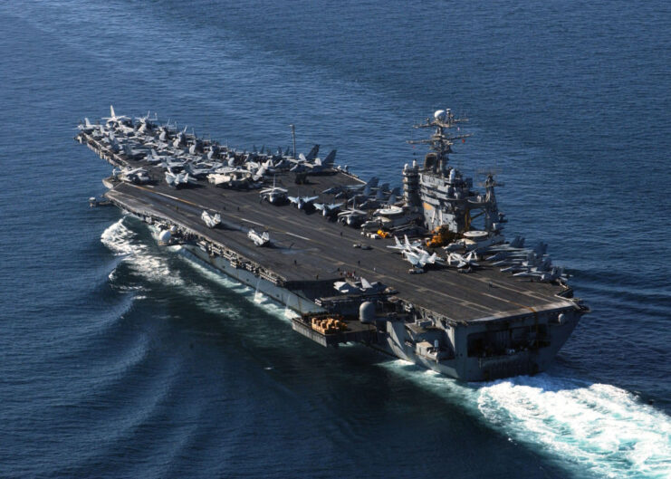 USS Theodore Roosevelt (CVN-71) at sea