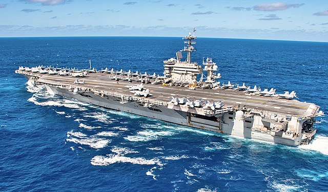 USS Theodore Roosevelt (CVN-71) at sea