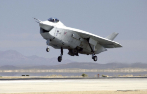 Boeing X-32 taking off