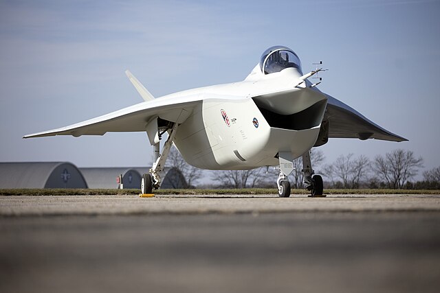 Boeing X-32A parked on the tarmac