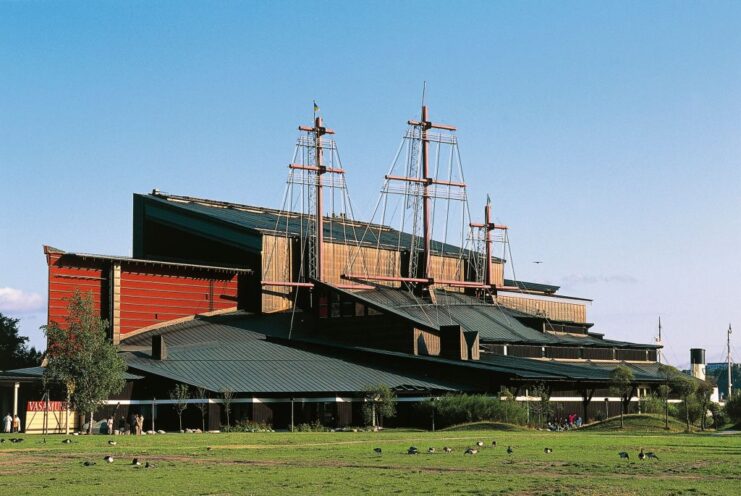 Exterior of the Vasa Museum