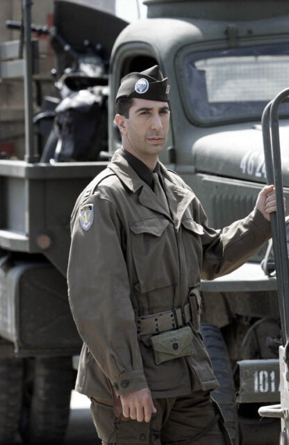 David Schwimmer as Herbert Sobel in 'Band of Brothers'