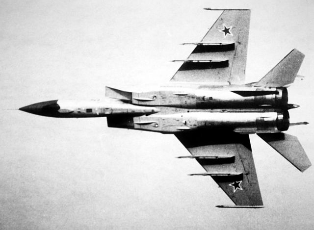 Mikoyan-Gurevich MiG-25 in flight