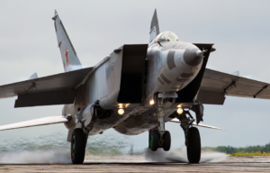 Mikoyan-Gurevich MiG-25 taking off