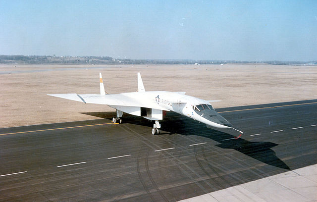 North American XB-70 Valkyrie parked on a runway