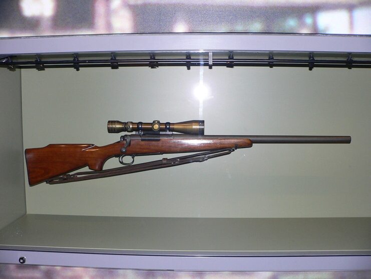 M40 rifle on display