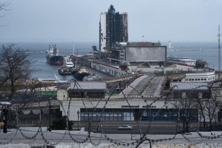 Remains of the Black Sea Fleet Headquarters