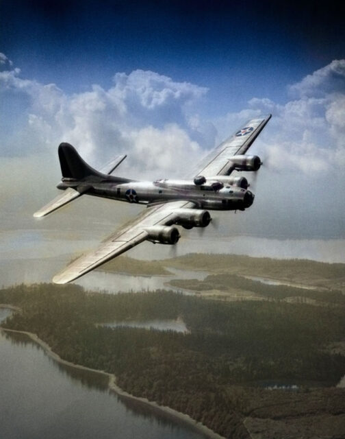 Boeing B-17 Flying Fortress in flight