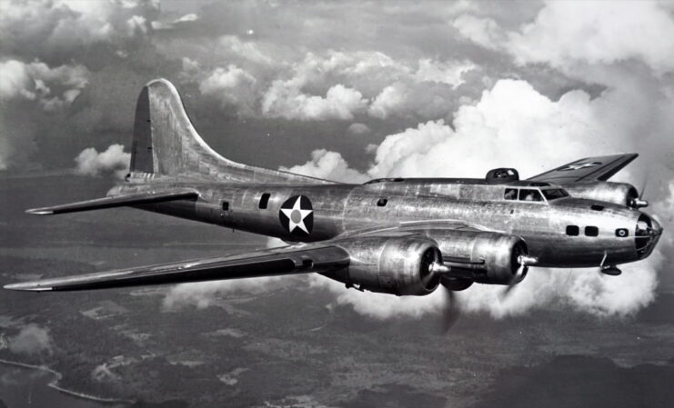 Boeing B-17 Flying Fortress in flight