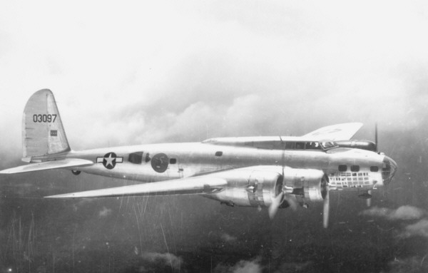 Boeing B-17D-BO Flying Fortress 'The Swoose' in flight