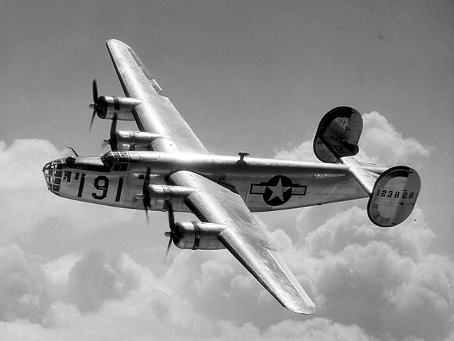 Consolidated B-24 Liberator in flight