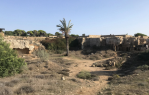 General view of the Tomb of the Kings on a sunny day