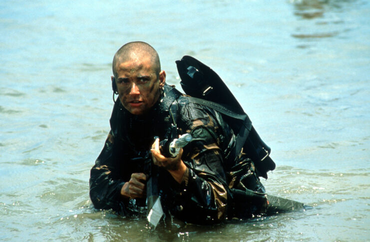 Demi Moore as Lt. Jordan O'Neil in 'G.I. Jane'