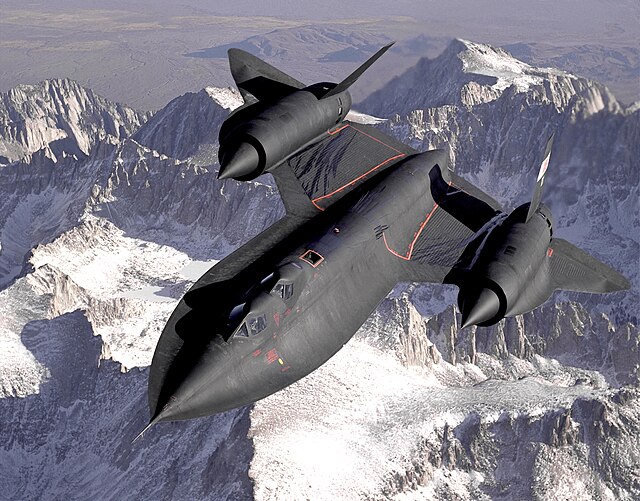 Lockheed SR-71 Blackbird in flight