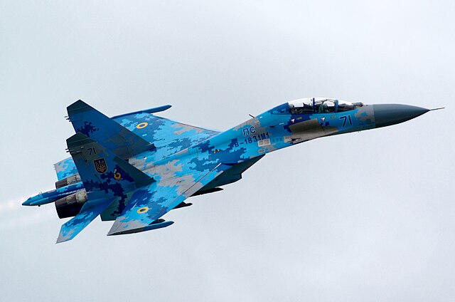 Sukhoi Su-27 in flight