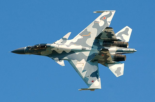 Sukhoi Su-30 in flight