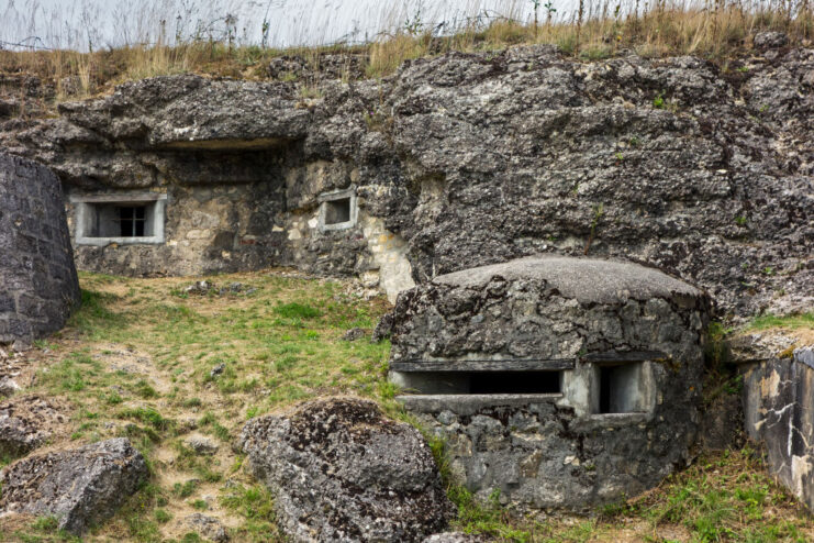 View of loopholes at Fort Douaumont