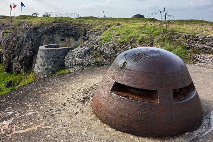 Armored observation turret at Fort Douaumont