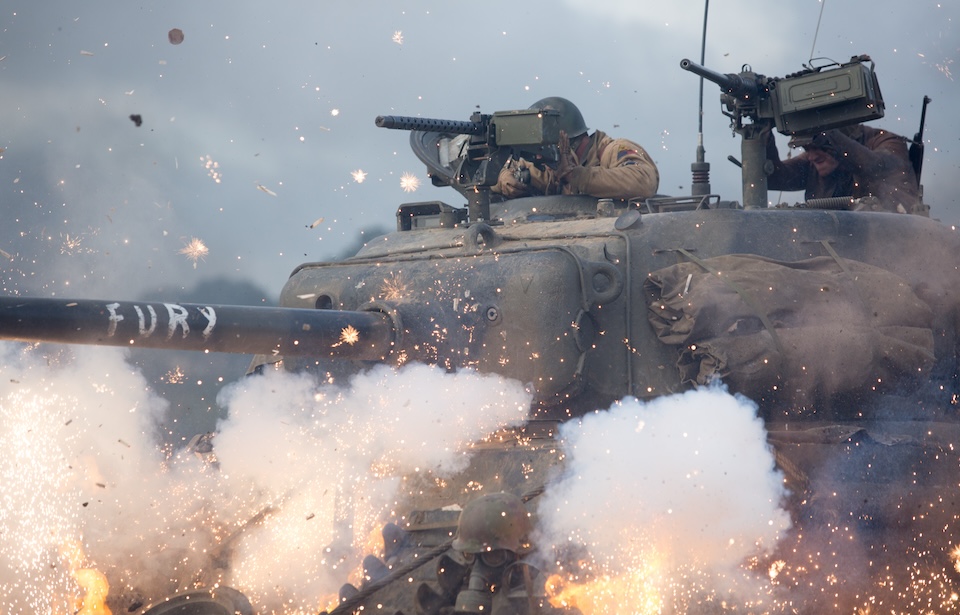 Fury (2014) Movie Still. (Photo Credits: Yaut/ Columbia Pictures/ Sony Pictures/ MovieStillsDB)