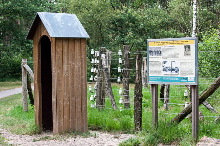 Sentry box along the Wire of Death