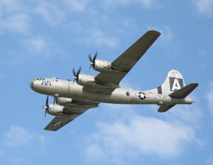 Boeing B-29 Superfortress in flight