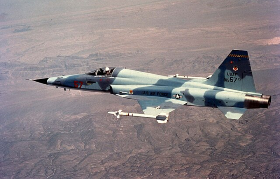 Northrop F-5E Tiger II in flight