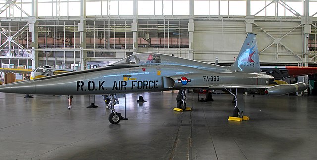Northrop F-5A Freedom Fighter on display