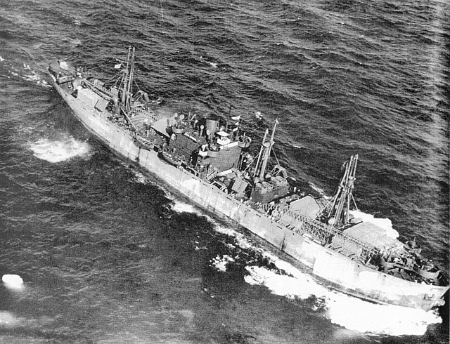 SS John W. Brown at sea