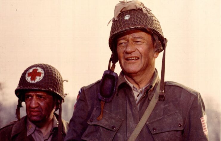 John Wayne in 'The Longest Day.'