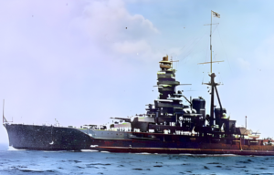 Kōngo at sea