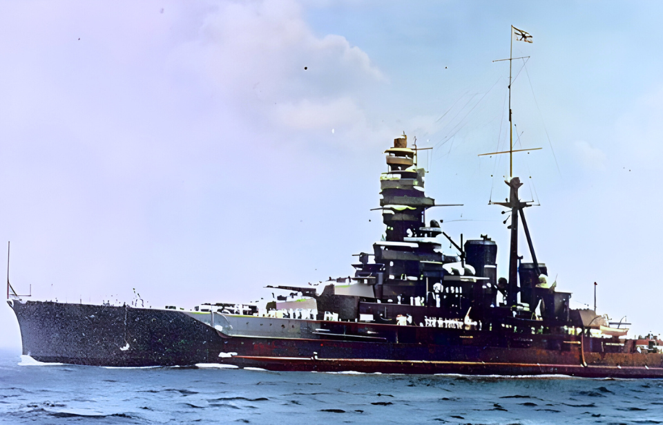 Photo Credit: Office of Naval Intelligence / U.S. Naval Historical Center / Wikimedia Commons / Public Domain (Colorized & Enhanced by DeepAI)
