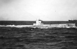 USS R-14 underway, probably during trials in late 1919 or early 1920.
