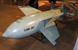Fritz X guided bomb at the National Museum of the United States Air Force.