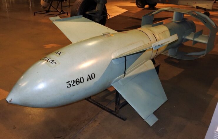 Fritz X guided bomb at the National Museum of the United States Air Force.