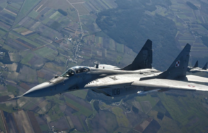 Mikoyan MiG-29 Fulcrum in flight