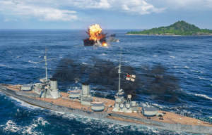 In-game rendering of SMS Von der Tann