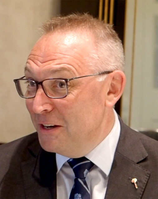 Close-up image of Andrew Chantrell