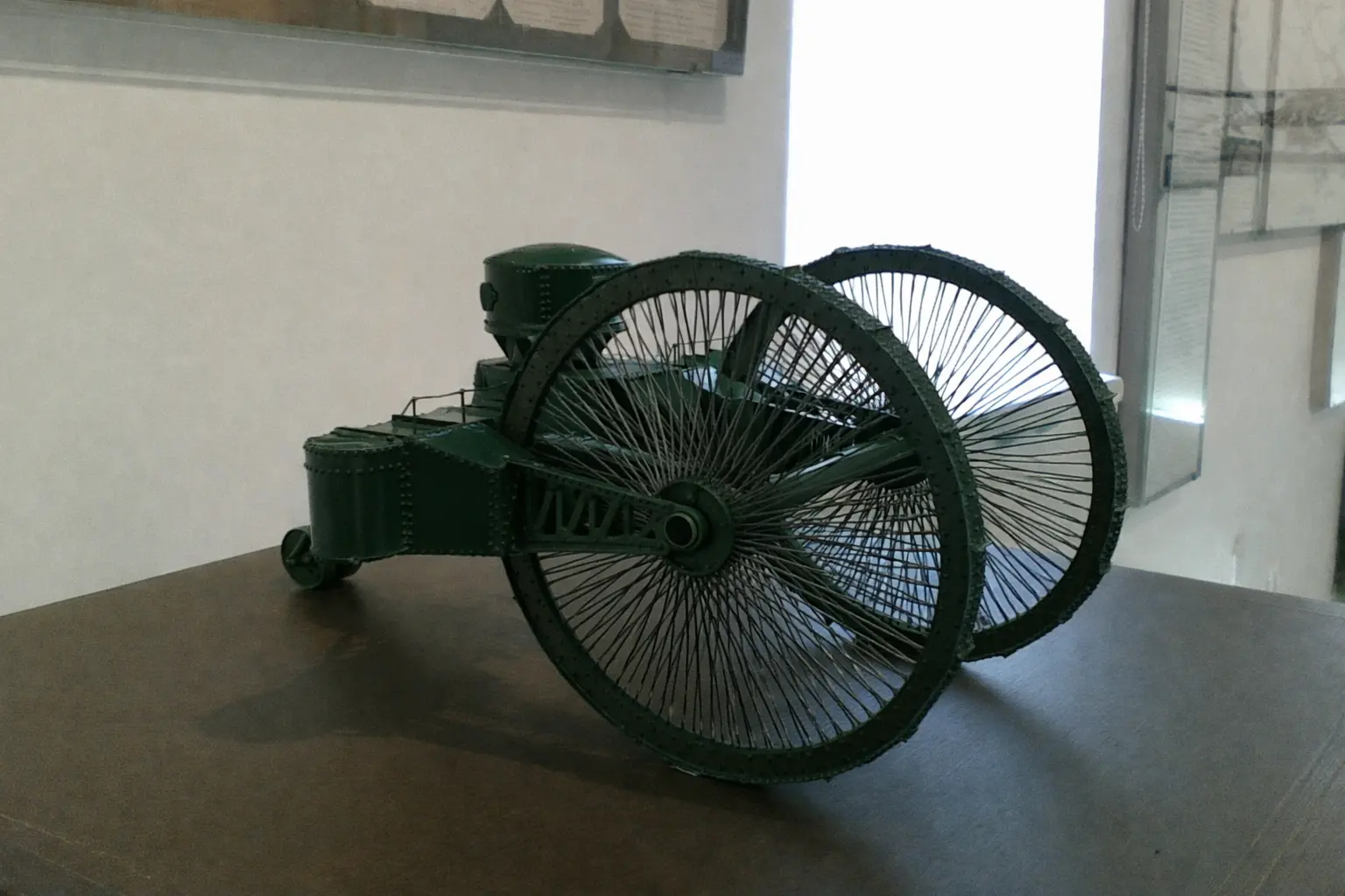 A toy model of the Tsar Tank from World War 1.