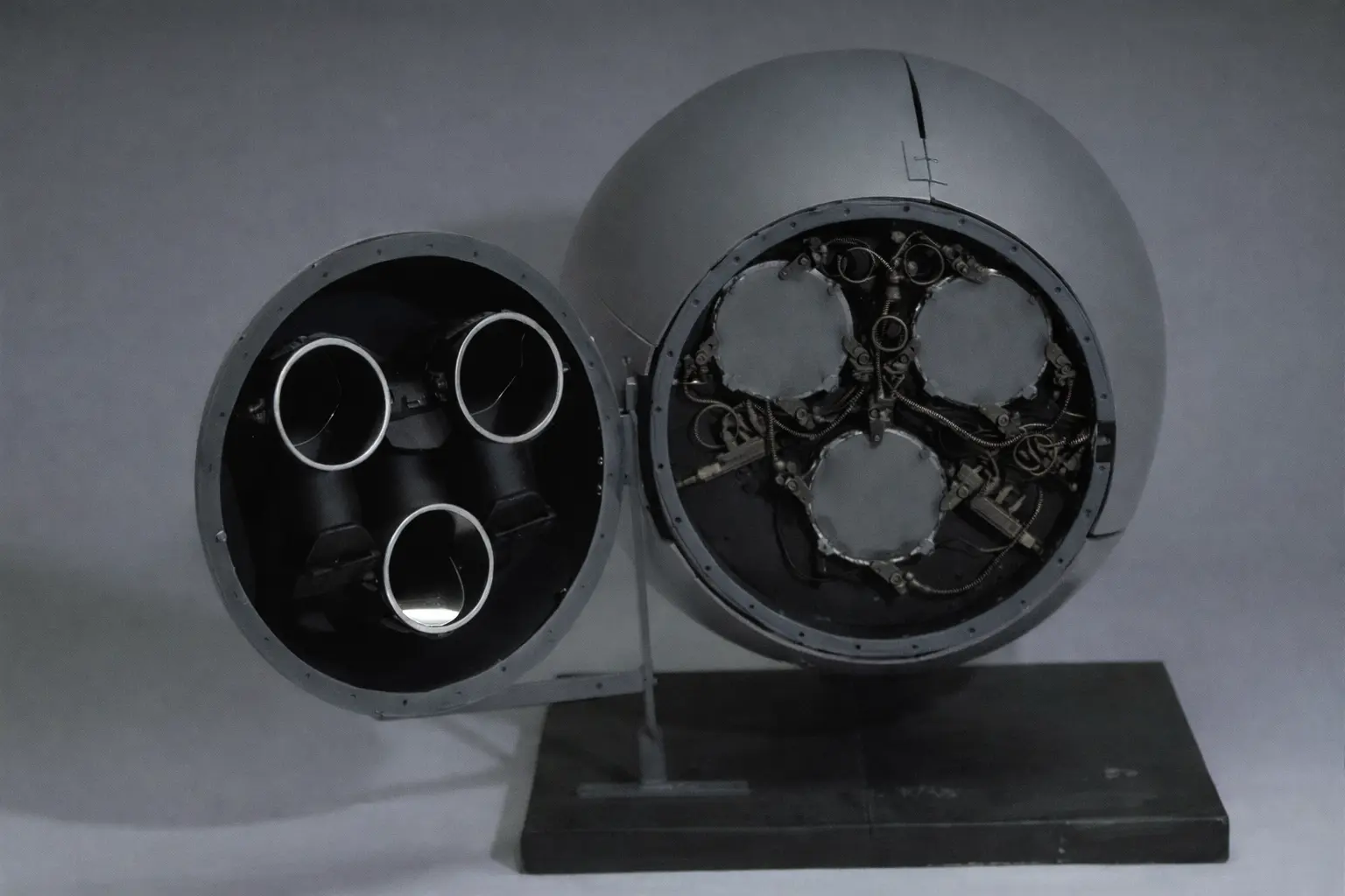 A pelican missile modified to be piloted by a pigeon.