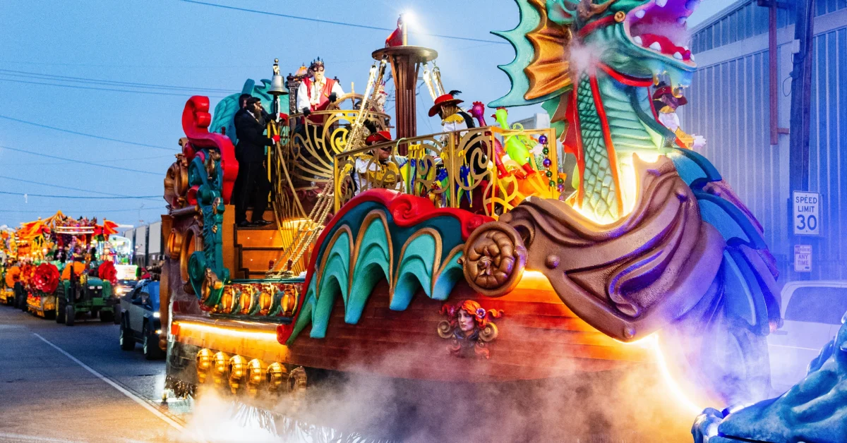 The Krewe of Orpheus parade takes place during Mardi Gras 2025 on March 03, 2025 in New Orleans