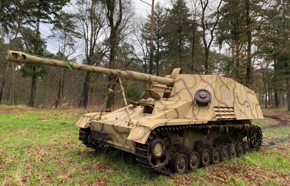 Nashorn parked in a clearing in the woods